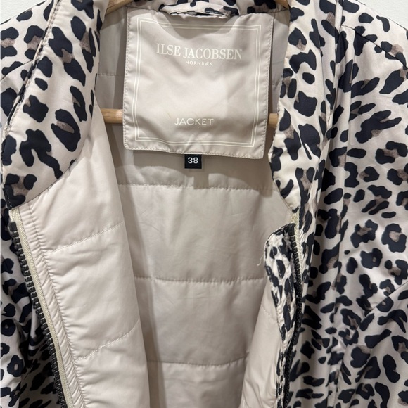 Ilse Jacobsen Leopard Print Women's Jacket - Picture 2 of 4